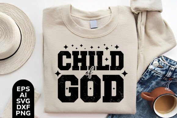 CHILD of GOD Svg Png: A Versatile Graphic for T-Shirt Designs