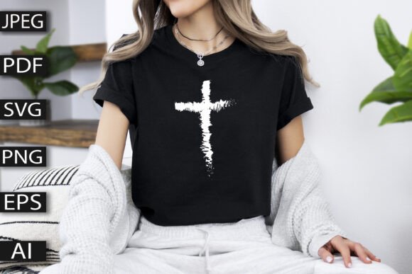 Christian Cross Shirt Design: A Versatile Graphics Asset