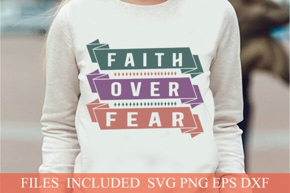 Christian Faith over Fear: A Versatile SVG Design