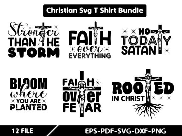 Christian Svg T Shirt Bundle: Graphics for Faithful Designs