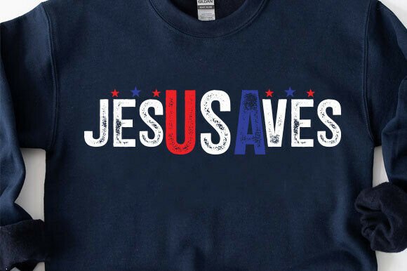 Comfort Colors® Jesus Saves USA T-Shirt