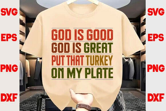 God is Good SVG, Jesus PNG: A Faithful Embroidery Design