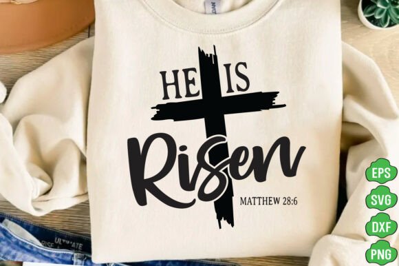 He is Risen SVG: A Versatile Graphic for Easter Content