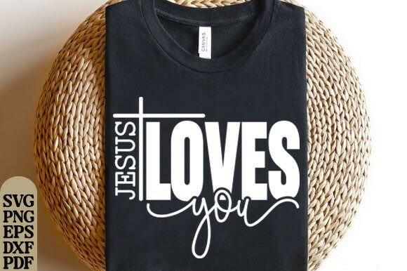 Jesus Loves You SVG: A Versatile Graphic for T-Shirt Designs