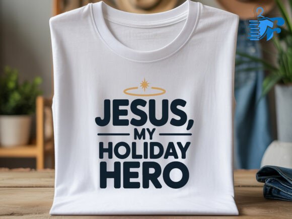 Jesus, My Holiday Hero Svg: A Versatile T-Shirt Design Graphic