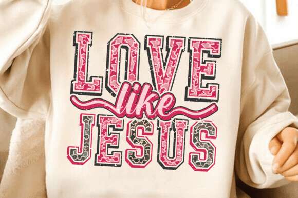 Love Like Jesus Camo SVG for T-Shirt Designs & Graphics