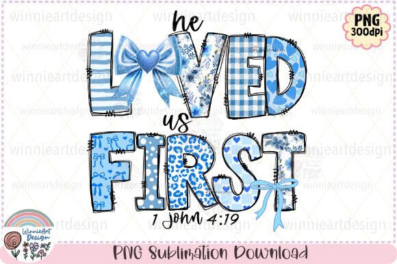 Loved John Christian Valentine Blue Bow: A T-Shirt Designs Graphics Gem