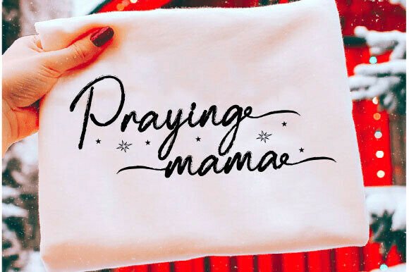 Praying Mama SVG: A Heartfelt Christian Design