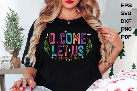 Review: O Come Let Us Adore Him SVG, Jesus SVG
